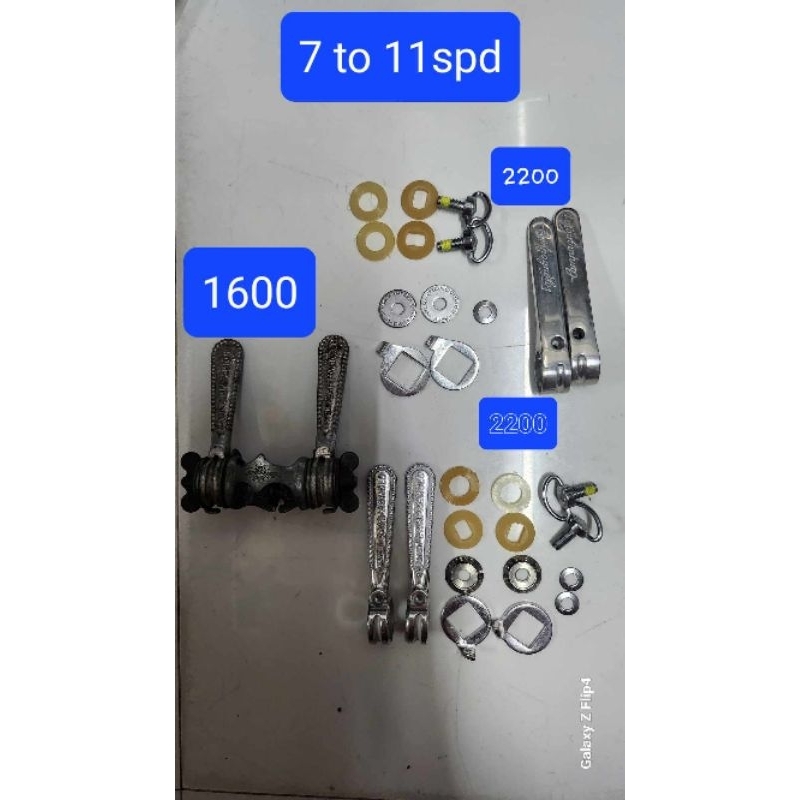 campagnolo downtube shifter 7 to 11 spd clamp type and braze on 1600 to