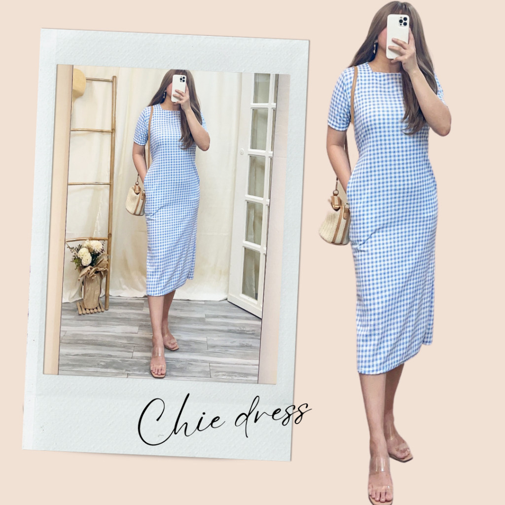 CHIE CLASSY VINTAGE STYLE CASUAL DRESS KOREAN DRESS SUNDAY DRESS SIMPLE OFFICE DRESS FORMAL Shopee Philippines