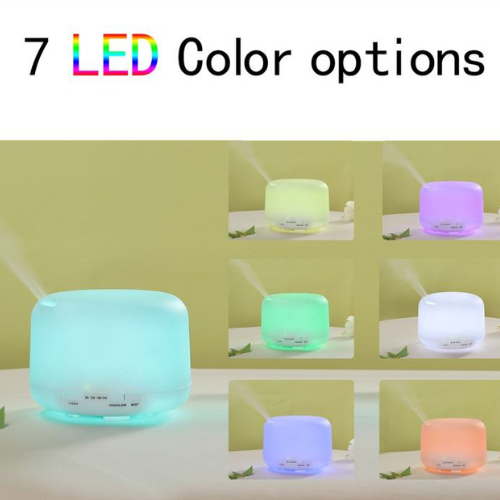 500ml Humidifier 7 Led Color with Essential Oil Diffuser for Room ...