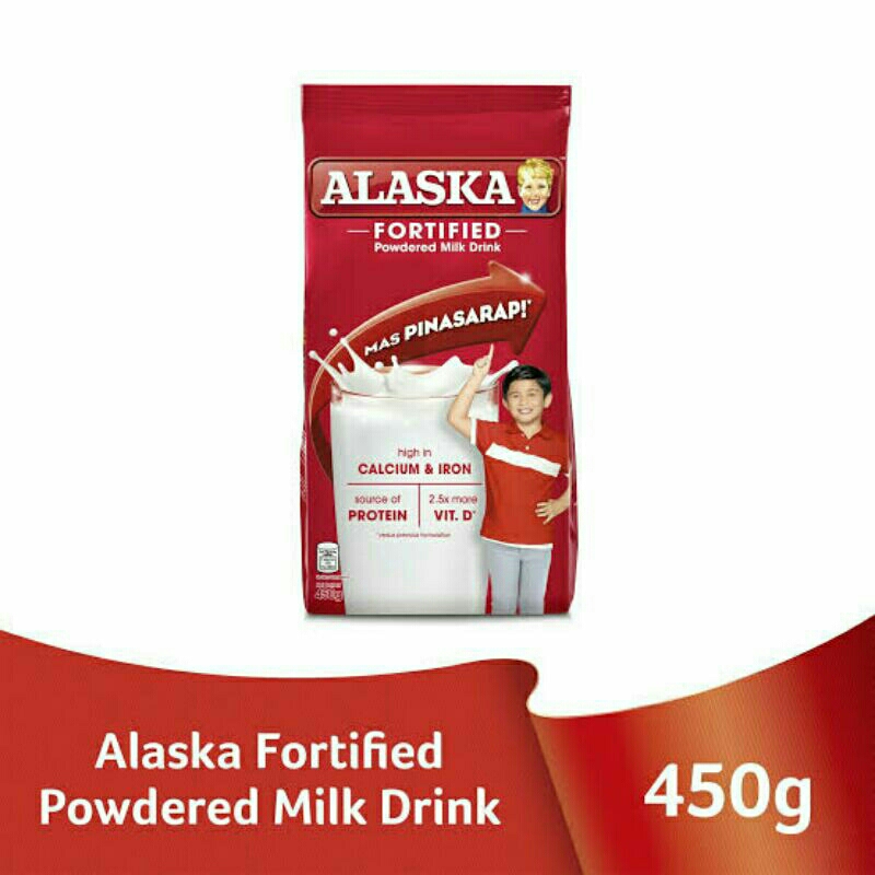 Alaska Fortified Powdered Milk Drink 450g Shopee Philippines