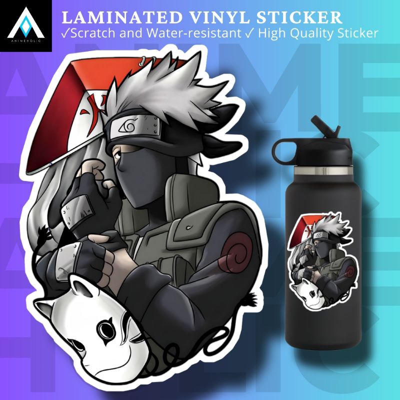KAKASHI HATAKE NARUTO SHIPPUDEN STICKERS ANIMEHOLIC LAMINATED VINYL