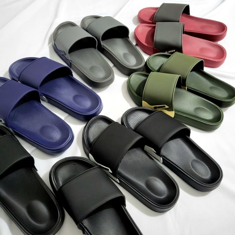 [[SIZE 40-45]] GMAX SLIPPERS SANDALS FOR MEN | Shopee Philippines