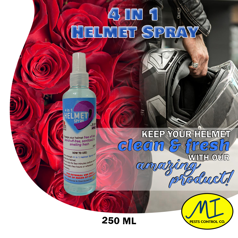NEW 250ML 4 in 1 Helmet Spray // helmet disinfectant // for riders