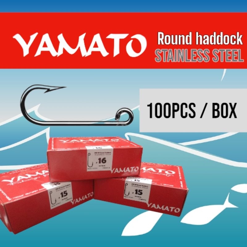100pcs YAMATO ROUND HADDOCK HOOKS / Sold per Box Shopee Philippines