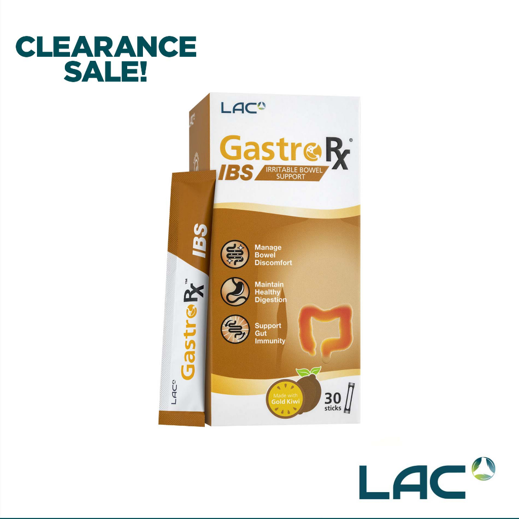 LAC GastroRX IBS (Irritable Bowel Support) 30 sticks (Best by: July ...