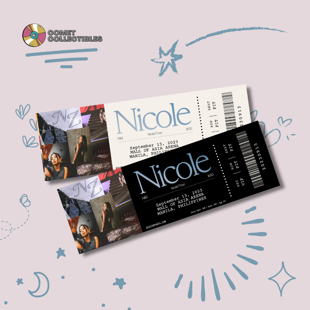 nicole world tour manila ticket price