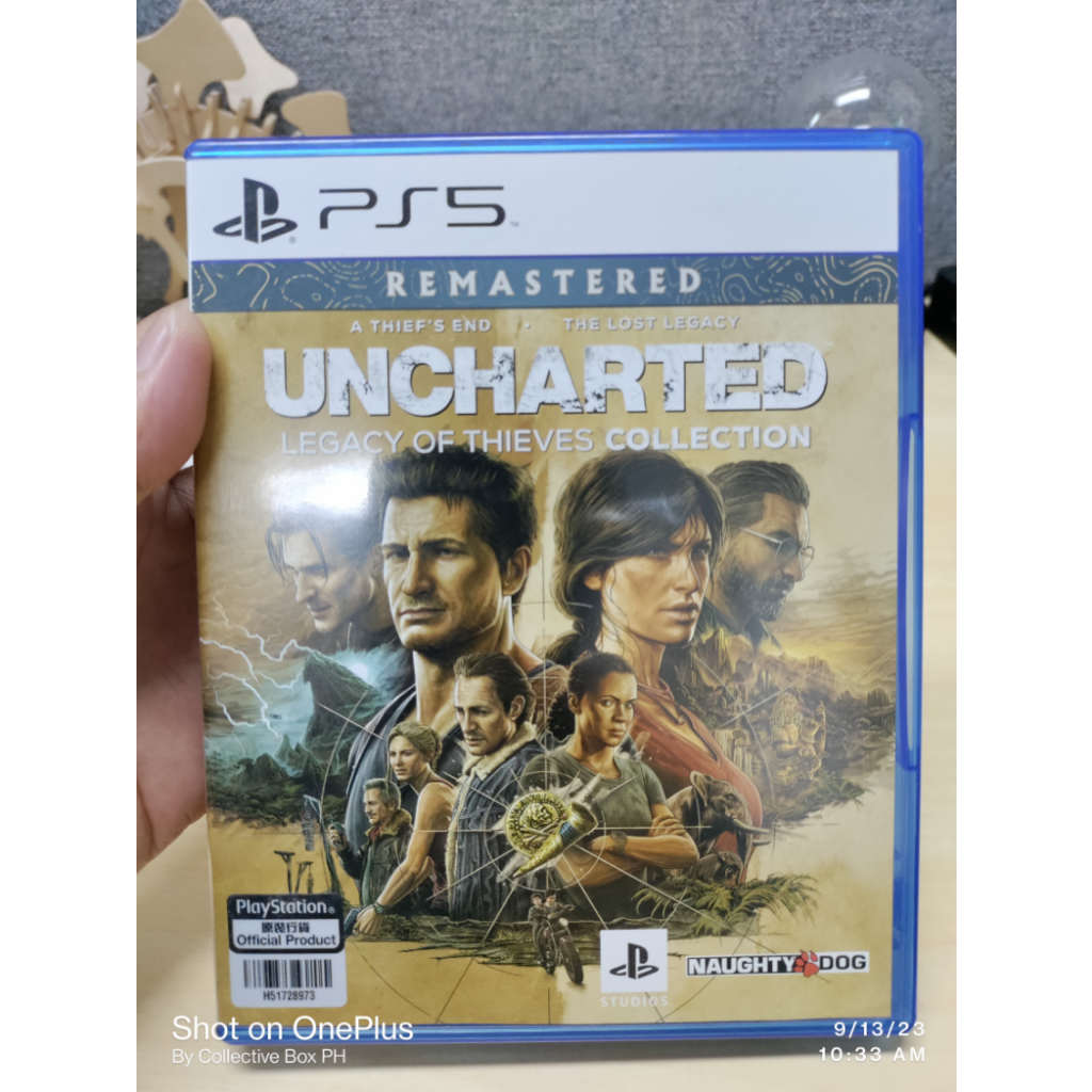 Custodia Originale PS5 Uncharted Legacy Of Thieves | Copertina Di Ricambio Per PlayStation 5