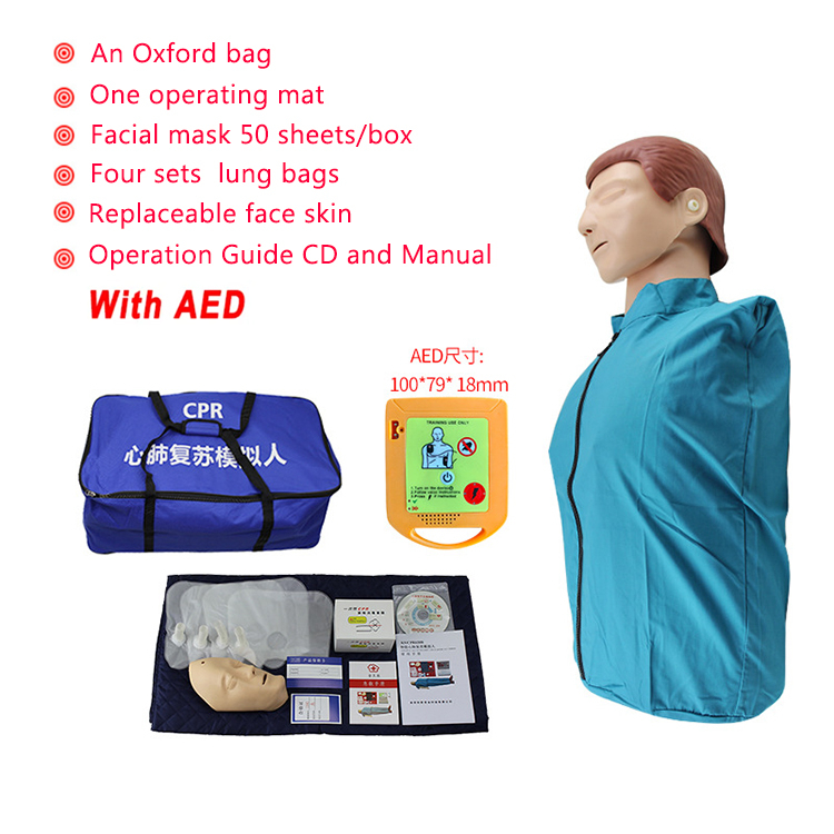 TQ CPR AED First Aid Training Dummy Manikin Cardiopulmonary