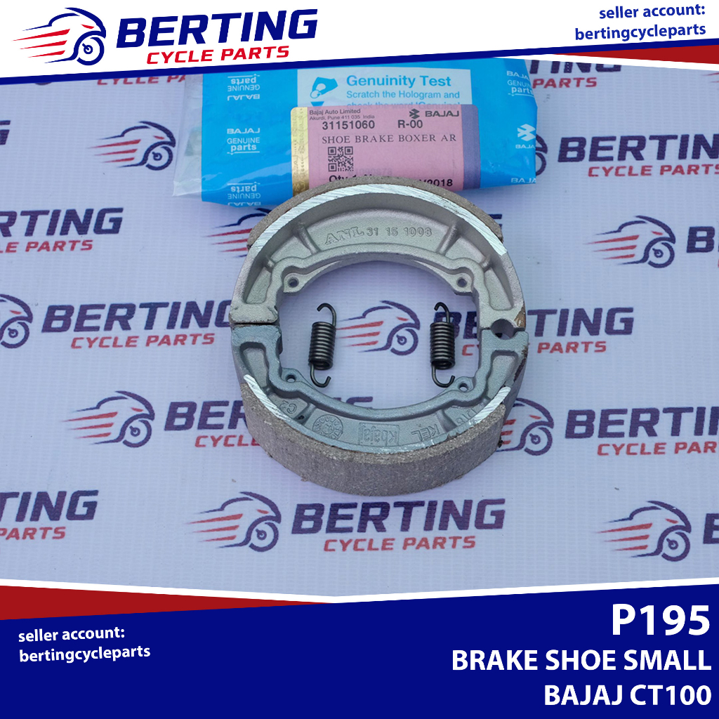 Bajaj ct 100 discount brake shoe price