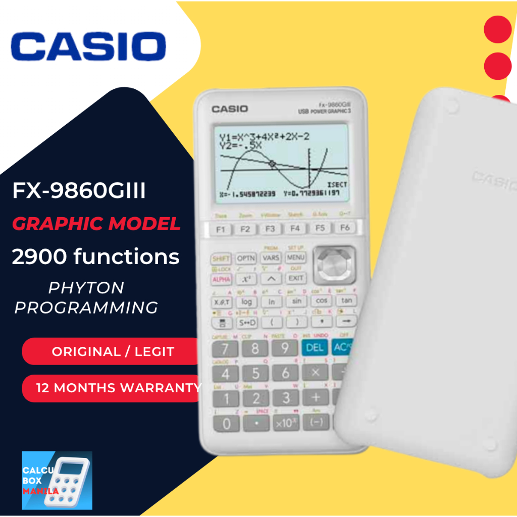 CASIO FX9860GIII GRAPHING CALCULATOR ORIGINAL WITH 1 YEAR WARRANTY