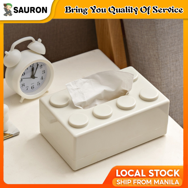 Building block tissue Holders box high appearance household napkin