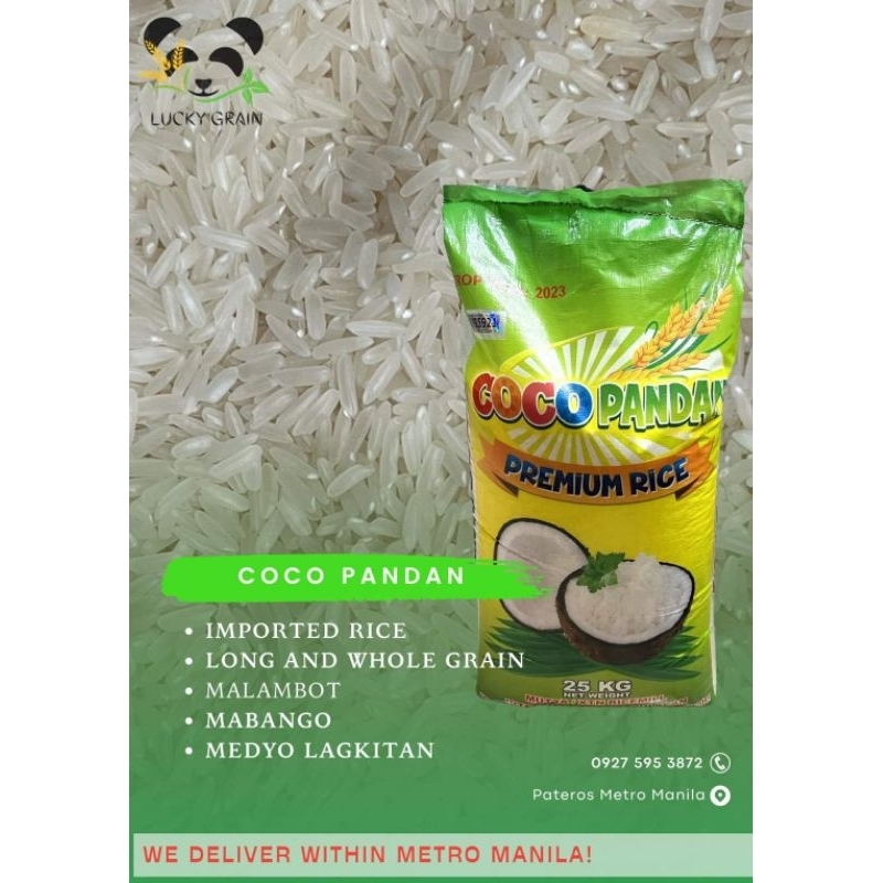 coco pandan authentic rice per kilo | Shopee Philippines
