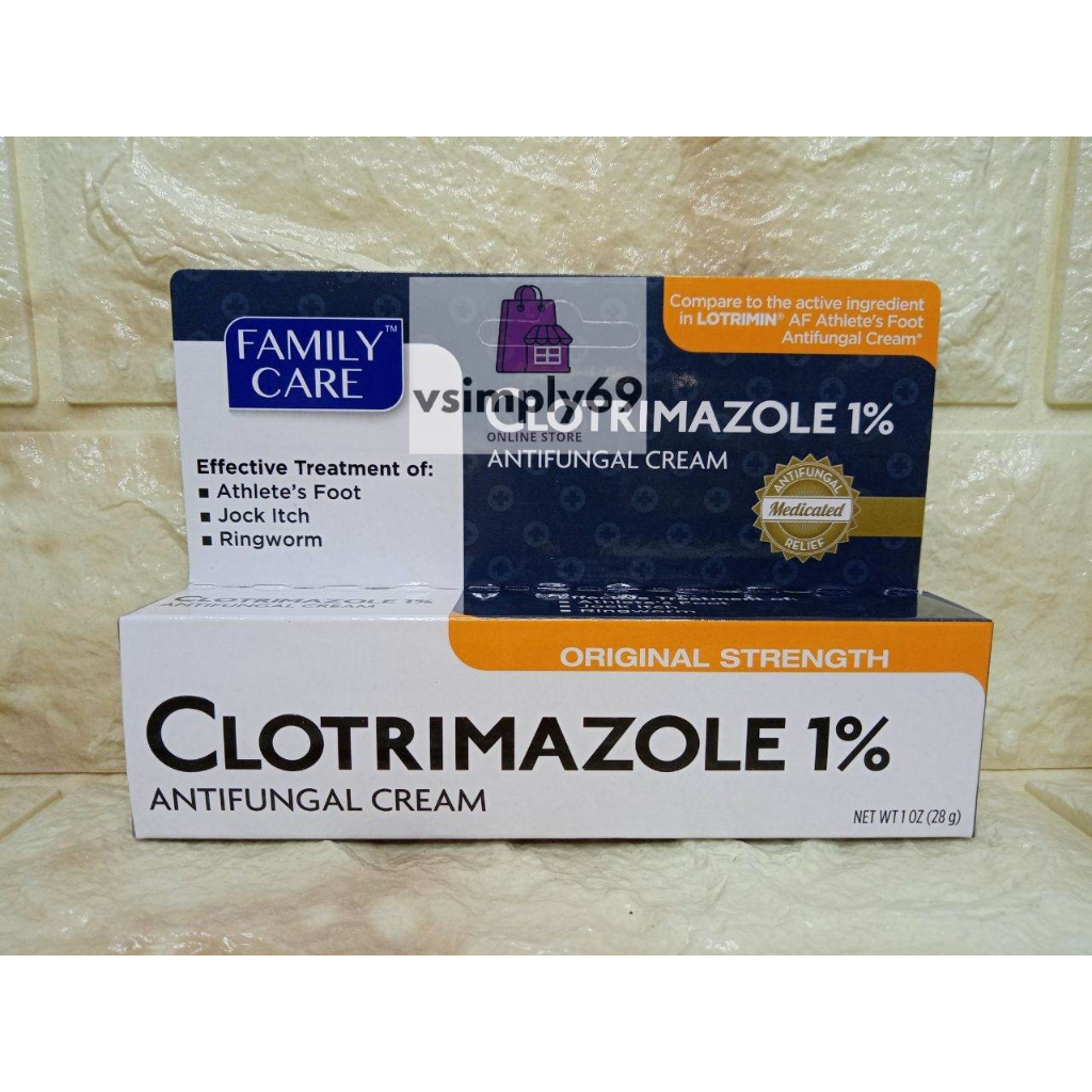 Family care Antifungal Cream Clotrimazole 28 g US Product Shopee Philippines