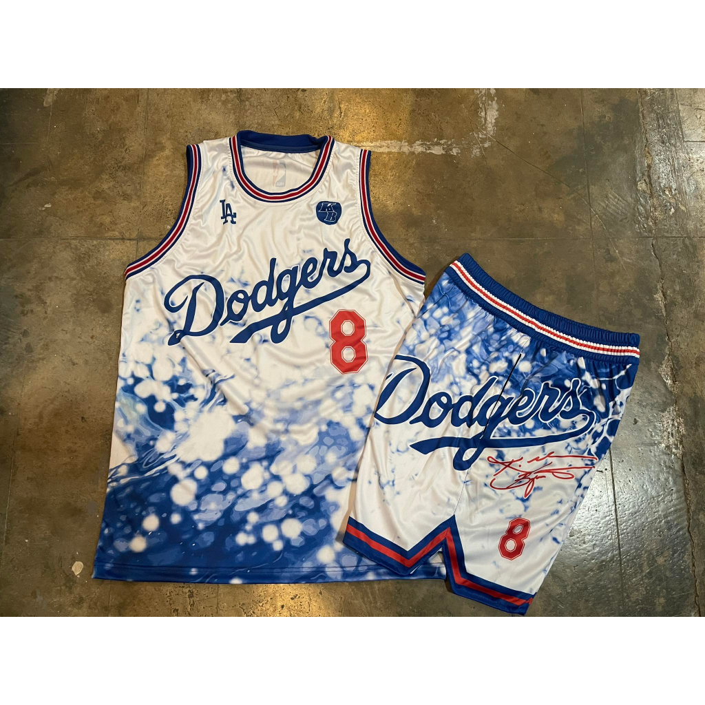 KOBE BRYANT 8 24 LA DODGERS TRIBUTE JERSEY FULL SUBLIMATION