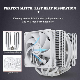 Thermalright Frost Spirit V3 FS140 V3 CPU Cooler 140mm Dual Towers, for ...