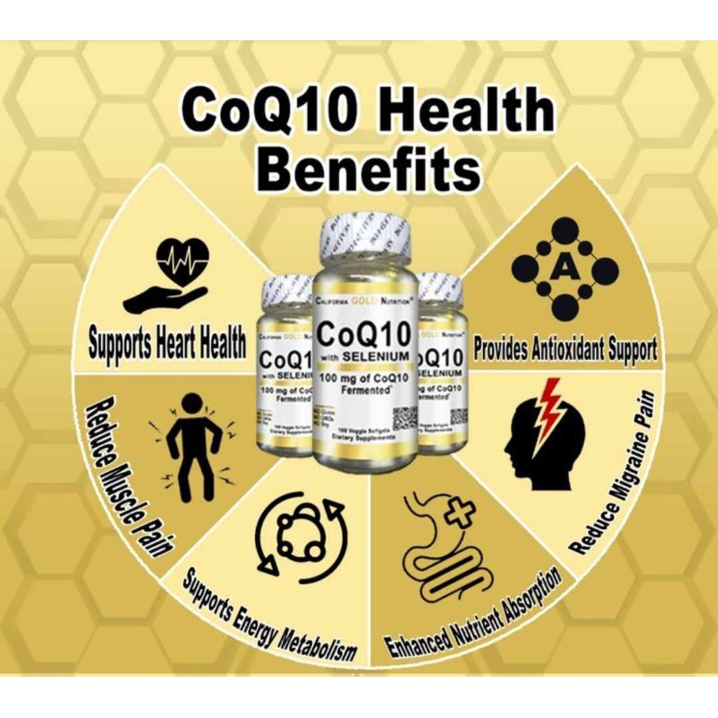 COQ10 WITH SELENIUM IMPROVED heart health lower cholesterol lower high