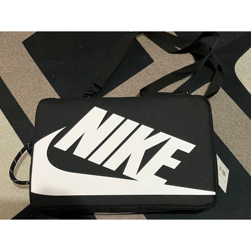 Nike Shoebox Bag with Sling 12 Liters and (Black and White) Shopee