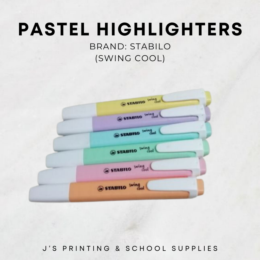 Stabilo Swing Cool Pastel Highlighter Per Piece