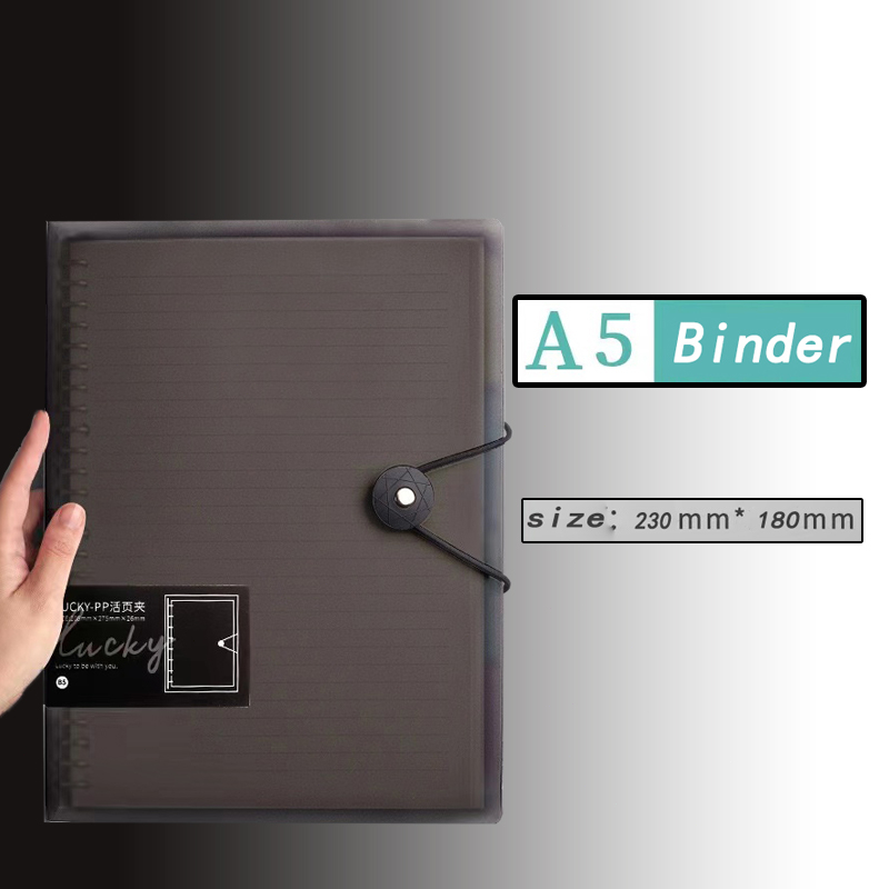 Binder Notebook A4/A5/B5 Refillable notebook binder school supplies