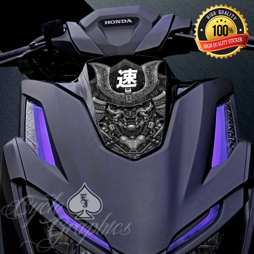 HONDA CLICK 160 V3 FRONT STICKER ASIAN WARRIOR ej cycle | Shopee ...