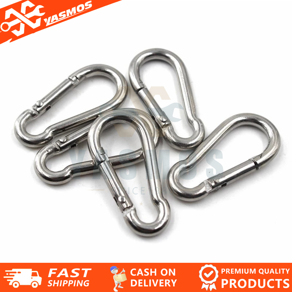 Yasmos Galvanized Snap Hook Carabiner Heavy Duty ( W/ Lock & Without