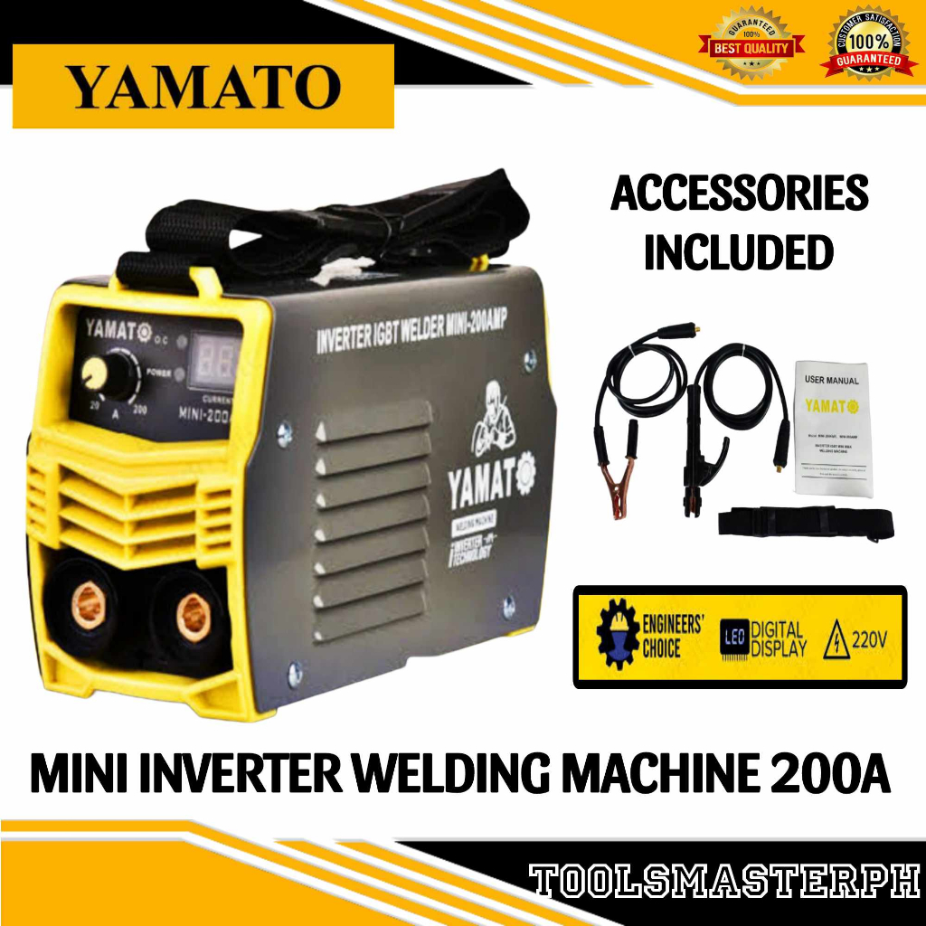 YAMATO Portable Mini Inverter 200amps Welding Machine (Mini 200A