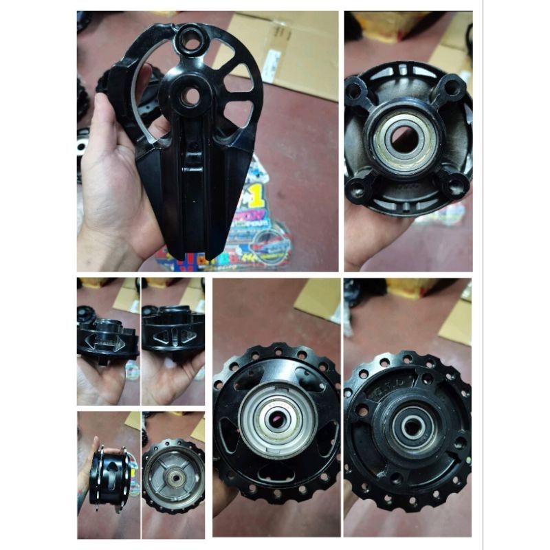 DTD & Yasaki wave gear hub set pwede sa raider xrm rs150 at iba pa ...