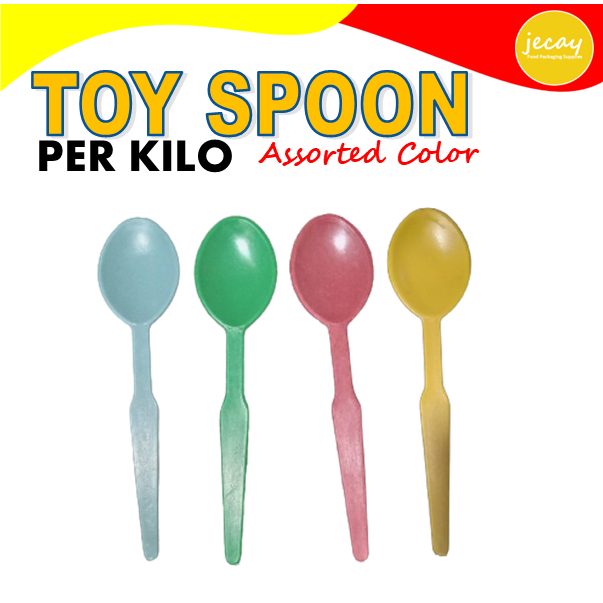Mini Plastic Spoon / Toy Spoon / Ice Scramble Spoon / Ice Cream Spoon
