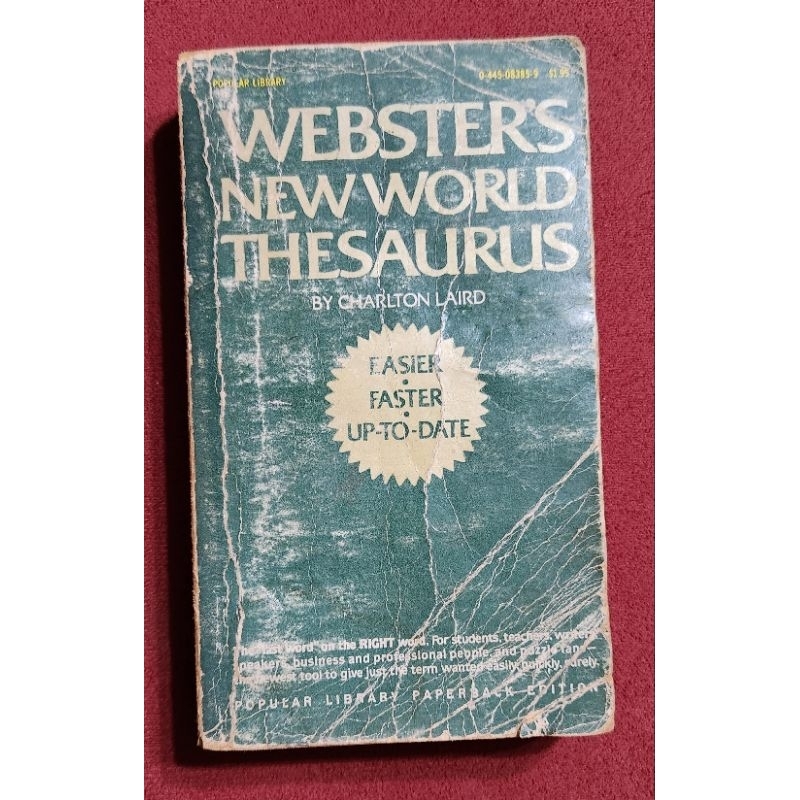 Shopee　Thesaurus　Webster's　(MMPB-　Preloved)　New　World　Philippines