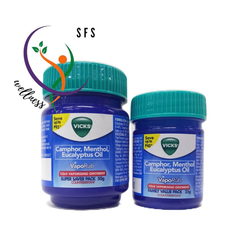 Vicks Vaporub Cold Vaporizing Ointment G Shopee Philippines