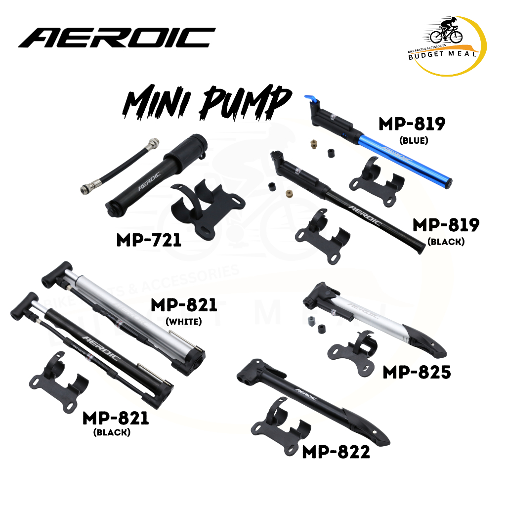 AEROIC BIKE MINI PUMP GAUGE PUMP POCKET BIKE PUMP PORTABLE PUMP MTB & RB PUMP FRESTA & SCHRADER