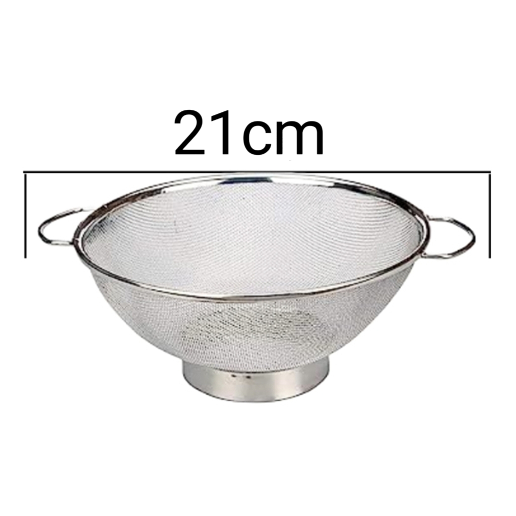 Stainless Steel Fine Mesh Strainer Bowl Drainer Vegetable Sieve ...