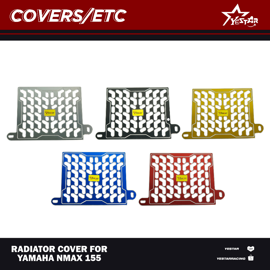 yestar_ Alloy Radiator cover for Yamaha NMAX 155 Motorcycle Accesories ...