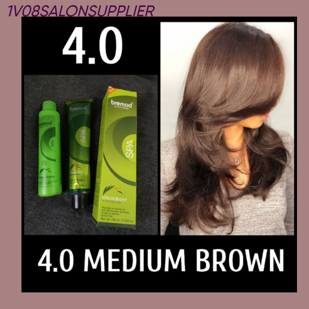 1SET BREMOD PERFORMANCE HAIR COLOR (40)WITH OXIDIZER SMALL :) | Shopee ...