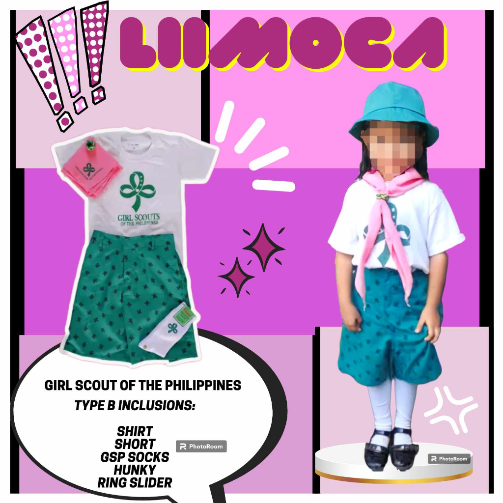 QSA'S GIRLSCOUT OF THE PHILIPPINES UNIFORM/ TYPE A&B/SET/ TWINKLER ...