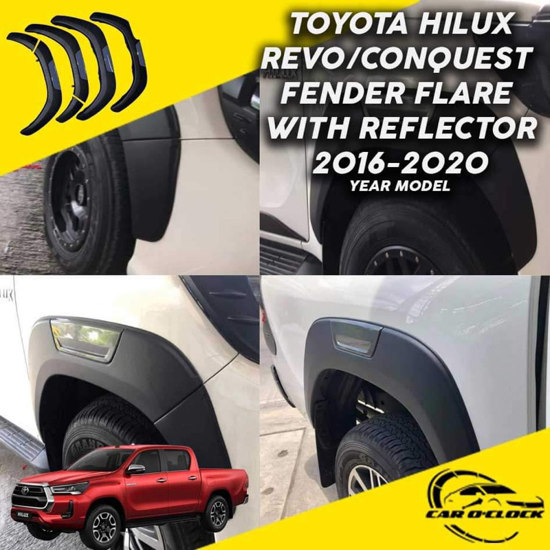 Toyota Hilux Fender Flare w/Reflector Revo/Conquest (20162020
