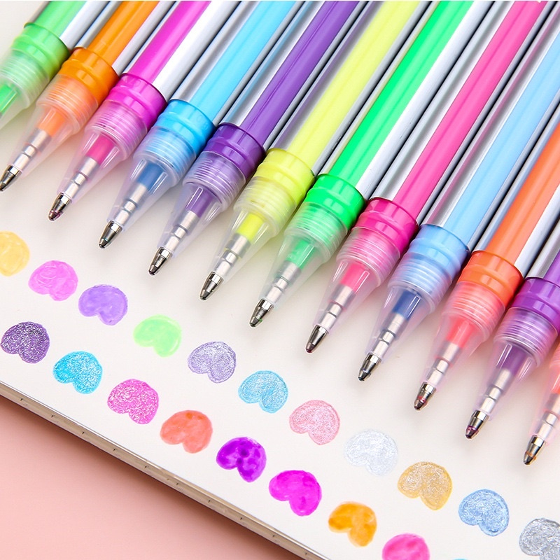 Neon Color Pen 1.0mm/Metal/Pastel/Highlighter Color painting gel pen Shopee Philippines