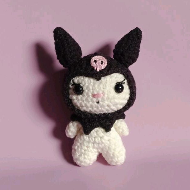 KUROMI CROCHETED KEYCHAIN AMIGURUMI Shopee Philippines