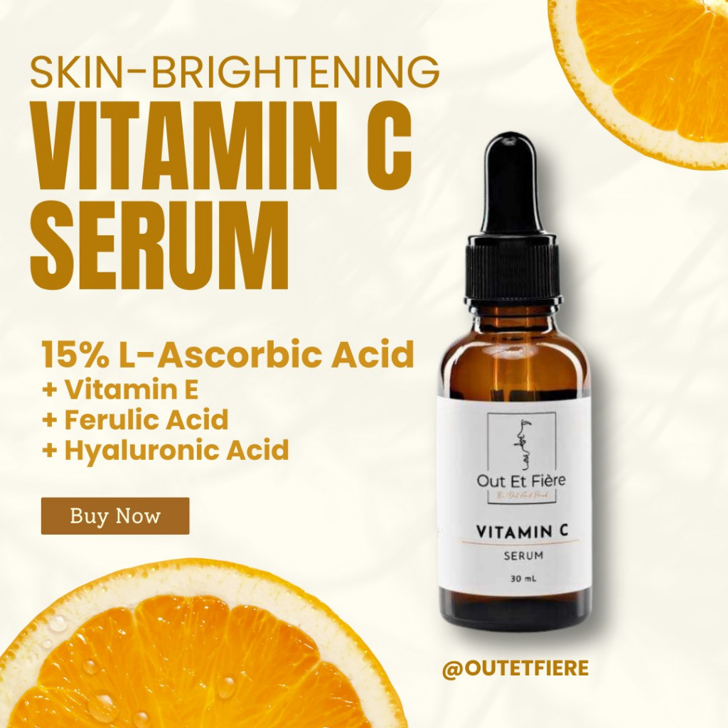 Out Et Fiere 15 Vitamin C + E + Hyaluronic and Ferulic Acid