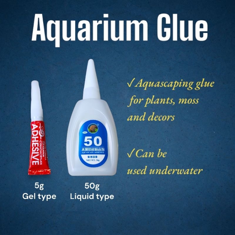 Aquarium Aquascaping Aquascape Glue Adhesive 5g 50g Cyanoacrylate