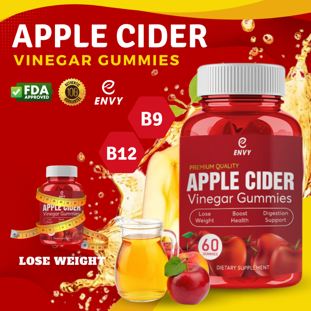 Apple Cider Vinegar Gummies Glutathione weight loss gummies with apple