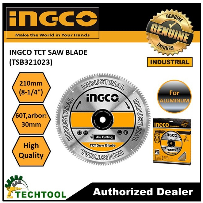 INGCO TCT SAW BLADE FOR ALUMINUM 60T 8-1/4