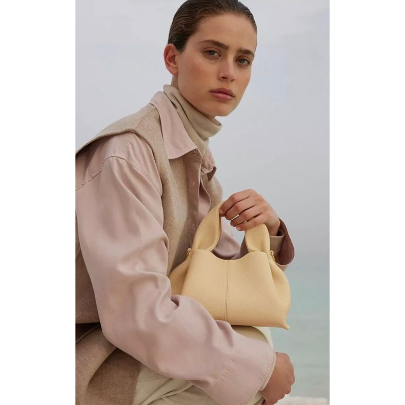 POLENE Cloud Bag Genuine Leather, Niche Design Messenger | Shopee ...