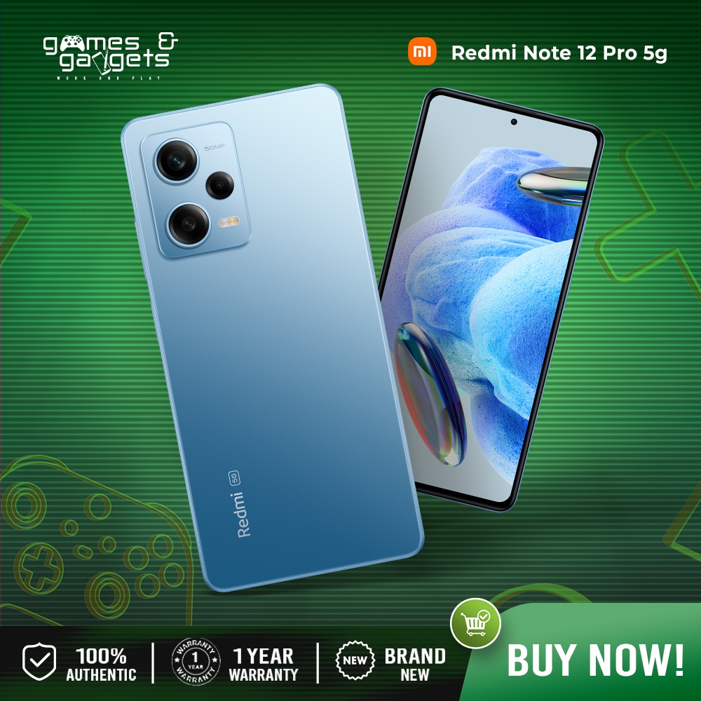 Xiaomi Redmi Note 12 Pro 5G 8Gb+128Gb | 8Gb+256Gb | Shopee Philippines