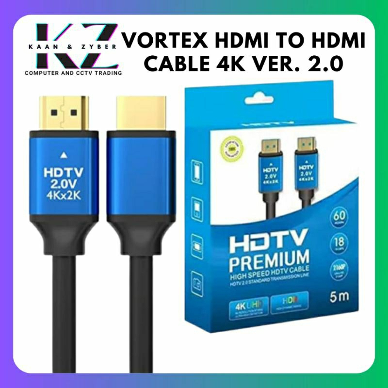 GF29423 VORTEX HDMI 2.0 CABLE 4K 3Meters | Shopee Philippines