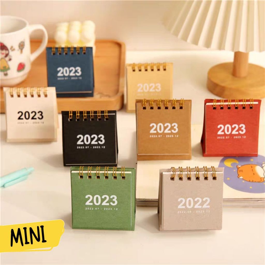 Mini / Small / Pocket-size Desk or Desktop Calendar 2024 (includes