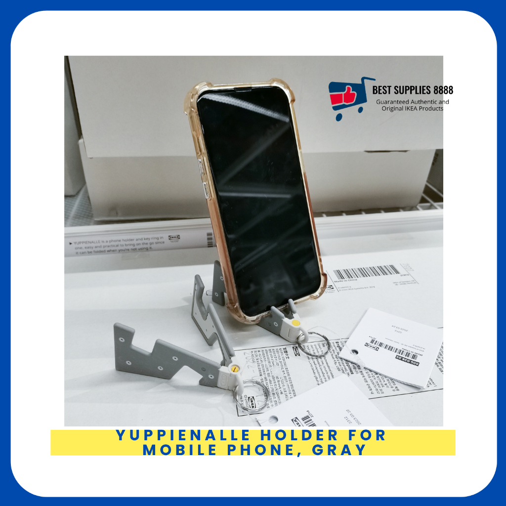 BestSupplies IKEA YUPPIENALLE portable mobile phone holder, stand, keychain Shopee Philippines