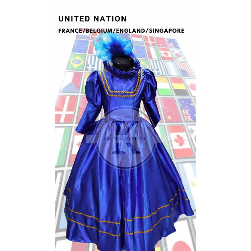 united nation costume FRANCE, Russia, England, Singapore, Belgium,U.k ...