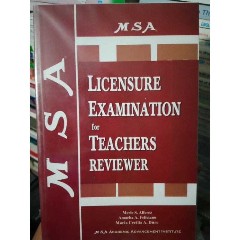 MSA LET REVIEWER (BRANDNEW | Shopee Philippines