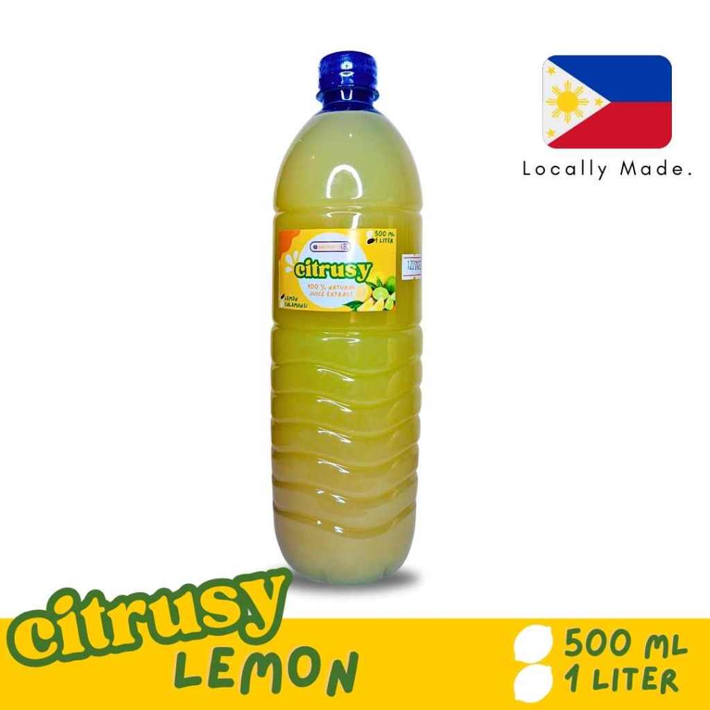 CHEAPEST 100 PURE LEMON JUICE EXTRACT CITRUSY BRAND Shopee Philippines